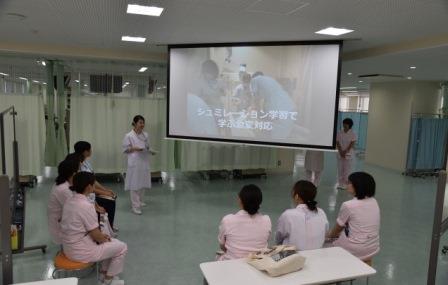 【看護学科】 近隣病院のラダー教育が行われました