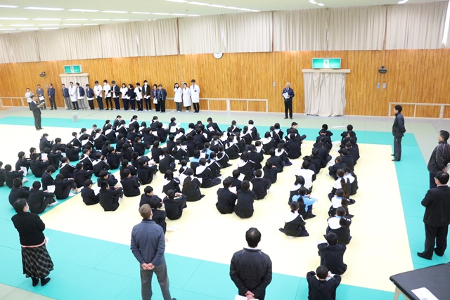 第２回体験授業in磐梨中学校