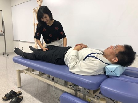 【理学療法学科】朝の自主練②