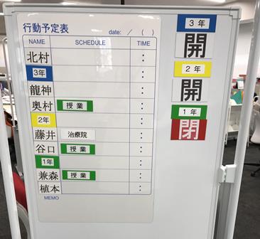 【鍼灸学科】　教員はどこ？？