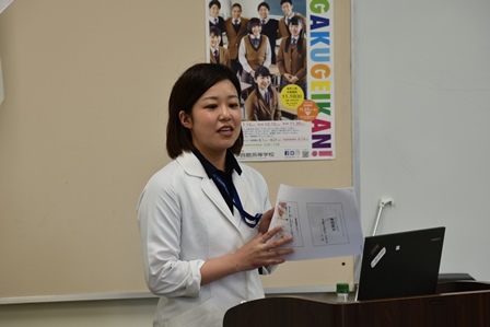 【鍼灸学科】　高校生に鍼灸の紹介