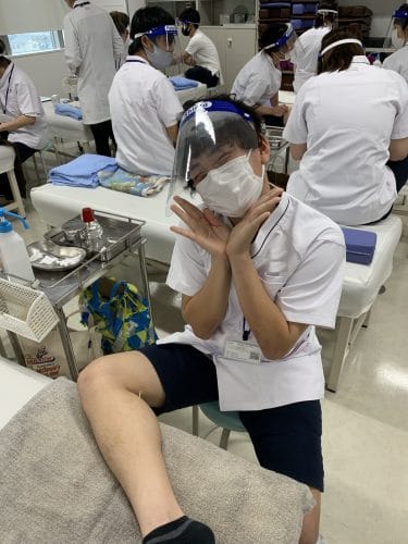 【鍼灸学科】初☆人体刺鍼