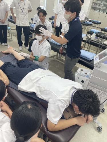 【鍼灸学科】静電気のちから！！