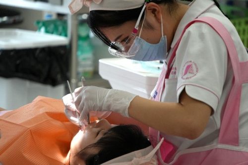 【歯科衛生学科】相互実習