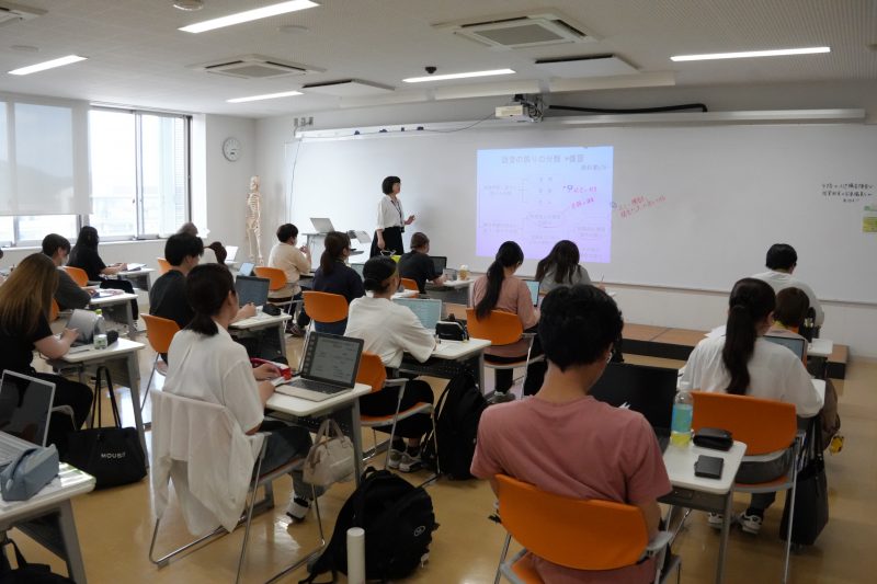 【講義紹介】言語聴覚学科 ことばの音を学ぶ 小児構音障害Ⅰ